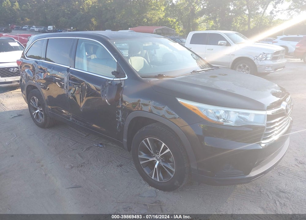 2016 TOYOTA HIGHLANDER LE VIN: 5TDZARFH9GS018106