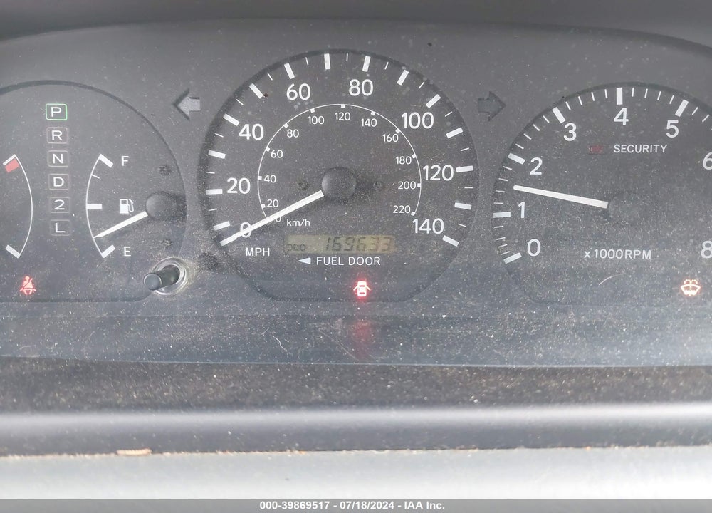 2000 TOYOTA CAMRY XLE V6 VIN: 4T1BF28K8YU937865