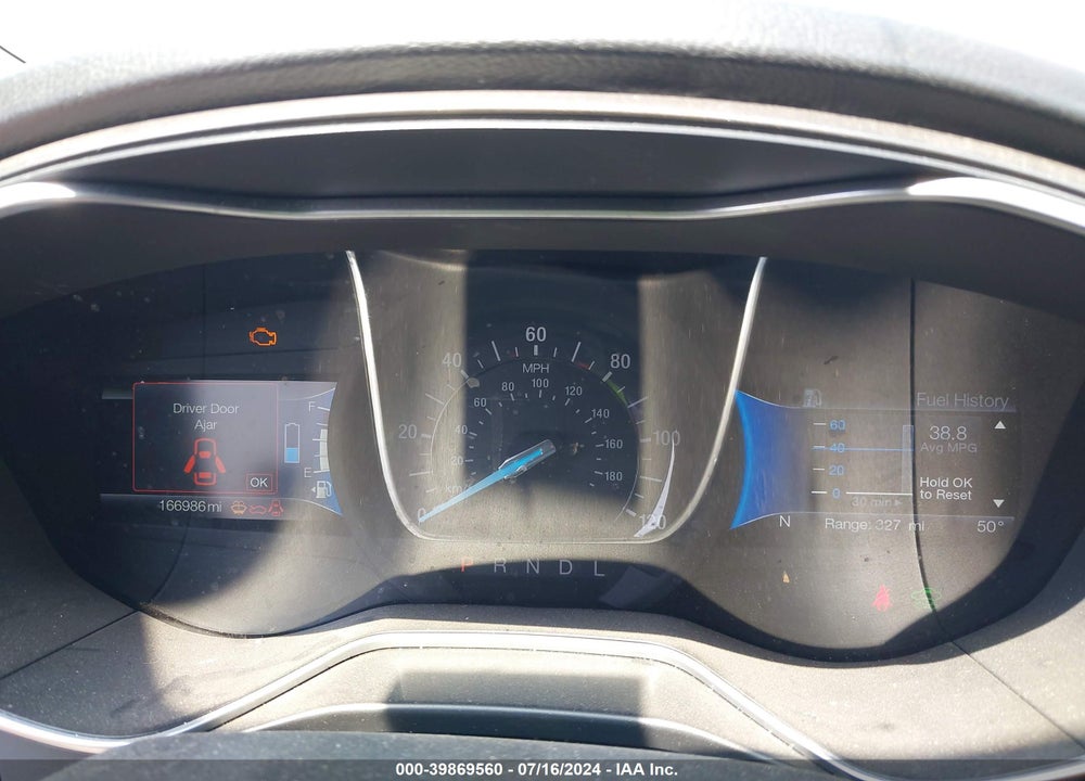 2017 FORD FUSION HYBRID SE VIN: 3FA6P0LU9HR286209