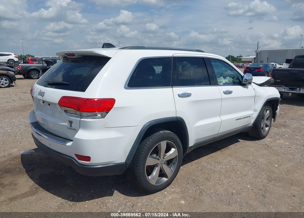 2015 JEEP GRAND CHEROKEE LIMITED VIN: 1C4RJFBG4FC152095