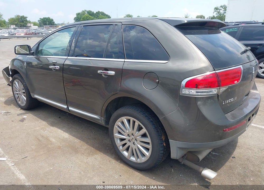 2011 LINCOLN MKX VIN: 2LMDJ8JK2BBJ09851