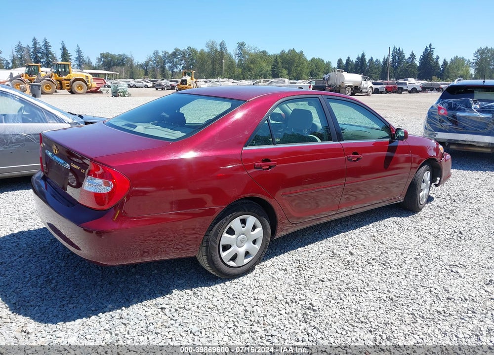 2003 TOYOTA CAMRY VIN: 4T1BE32K53U186167