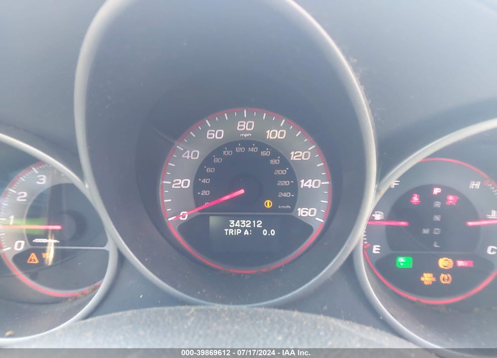 2007 ACURA TL TYPE S VIN: 19UUA76557A015903