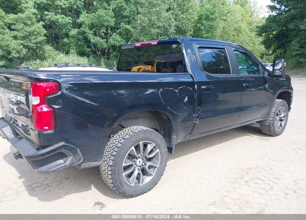 2021 CHEVROLET SILVERADO 1500 4WD SHORT BED RST VIN: 3GCUYEET3MG416670