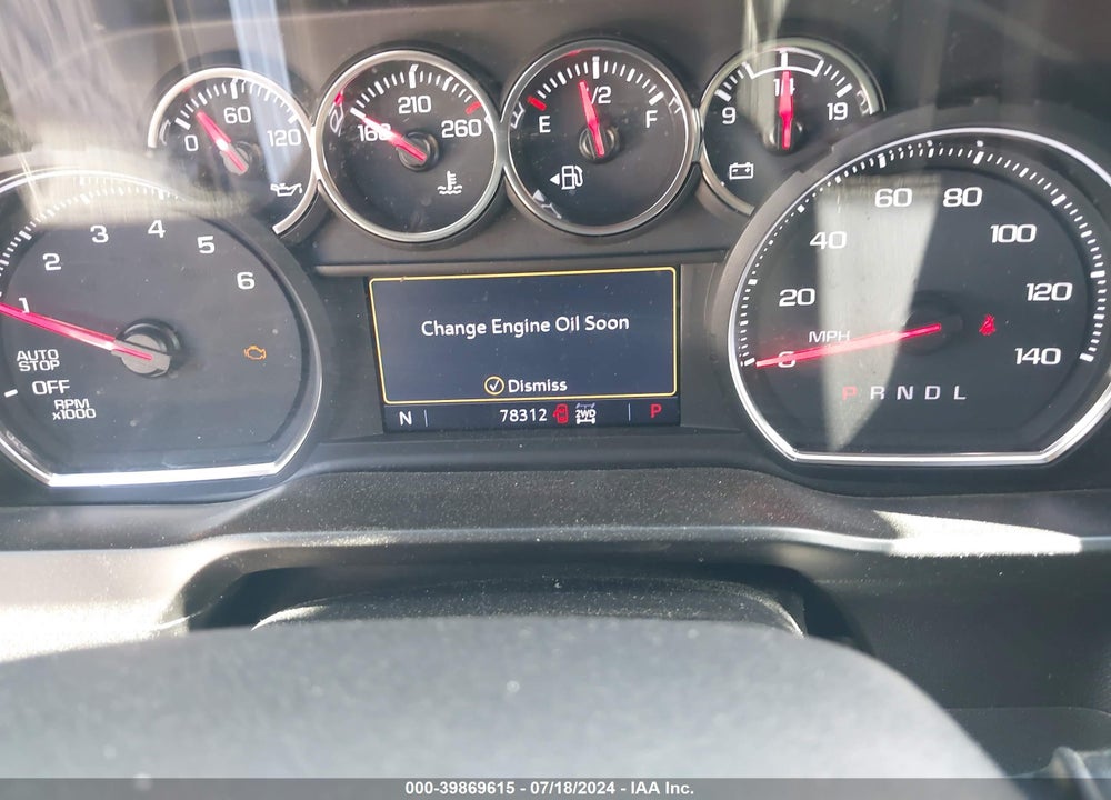 2021 CHEVROLET SILVERADO 1500 4WD SHORT BED RST VIN: 3GCUYEET3MG416670