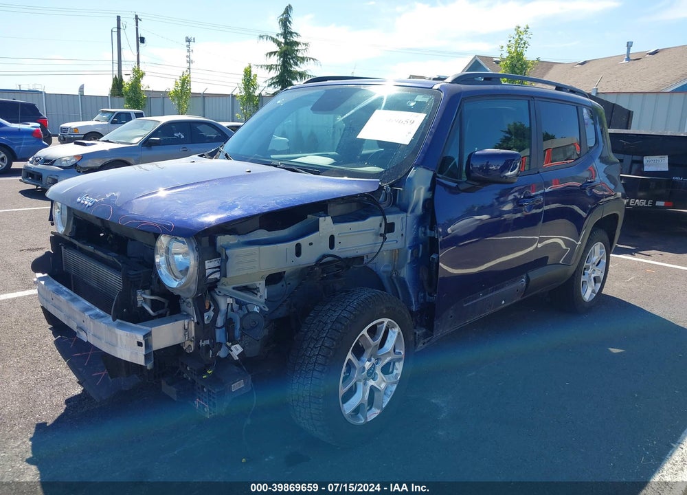 2018 JEEP RENEGADE LATITUDE 4X4 VIN: ZACCJBBB3JPJ53615
