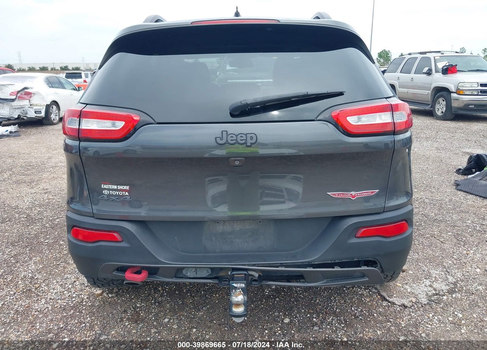 2015 CHEROKEE JEEP  TRAILHAWK VIN: 1C4PJMBS4FW756440