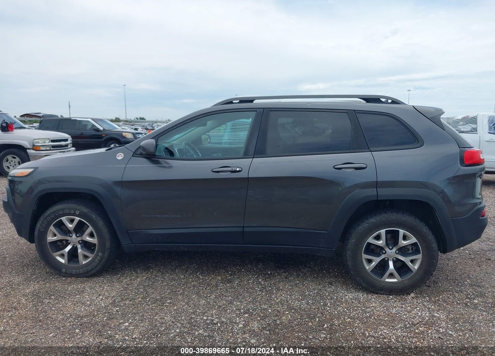 2015 CHEROKEE JEEP  TRAILHAWK VIN: 1C4PJMBS4FW756440