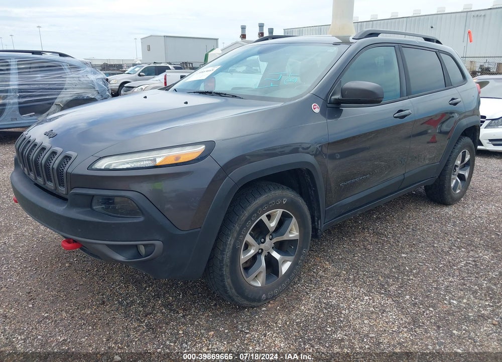 2015 CHEROKEE JEEP  TRAILHAWK VIN: 1C4PJMBS4FW756440