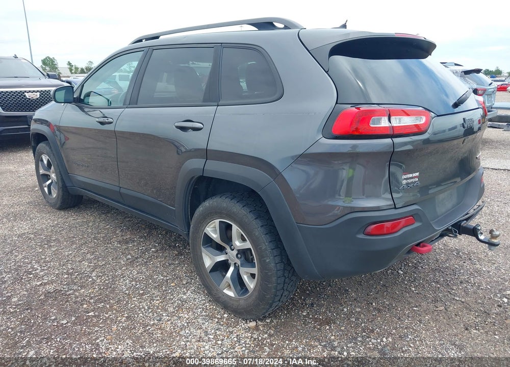 2015 CHEROKEE JEEP  TRAILHAWK VIN: 1C4PJMBS4FW756440