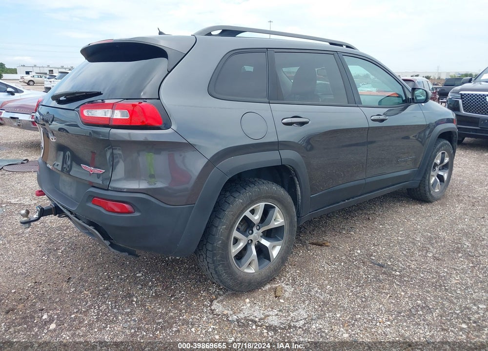 2015 CHEROKEE JEEP  TRAILHAWK VIN: 1C4PJMBS4FW756440
