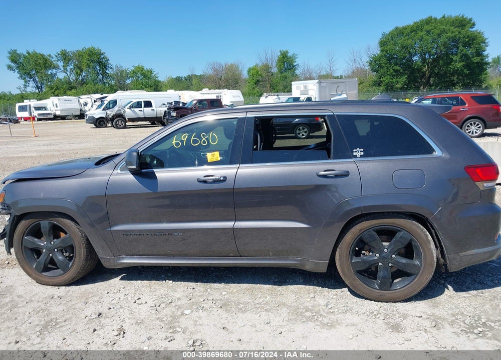 2016 JEEP GRAND CHEROKEE HIGH ALTITUDE VIN: 1C4RJFCG8GC465487