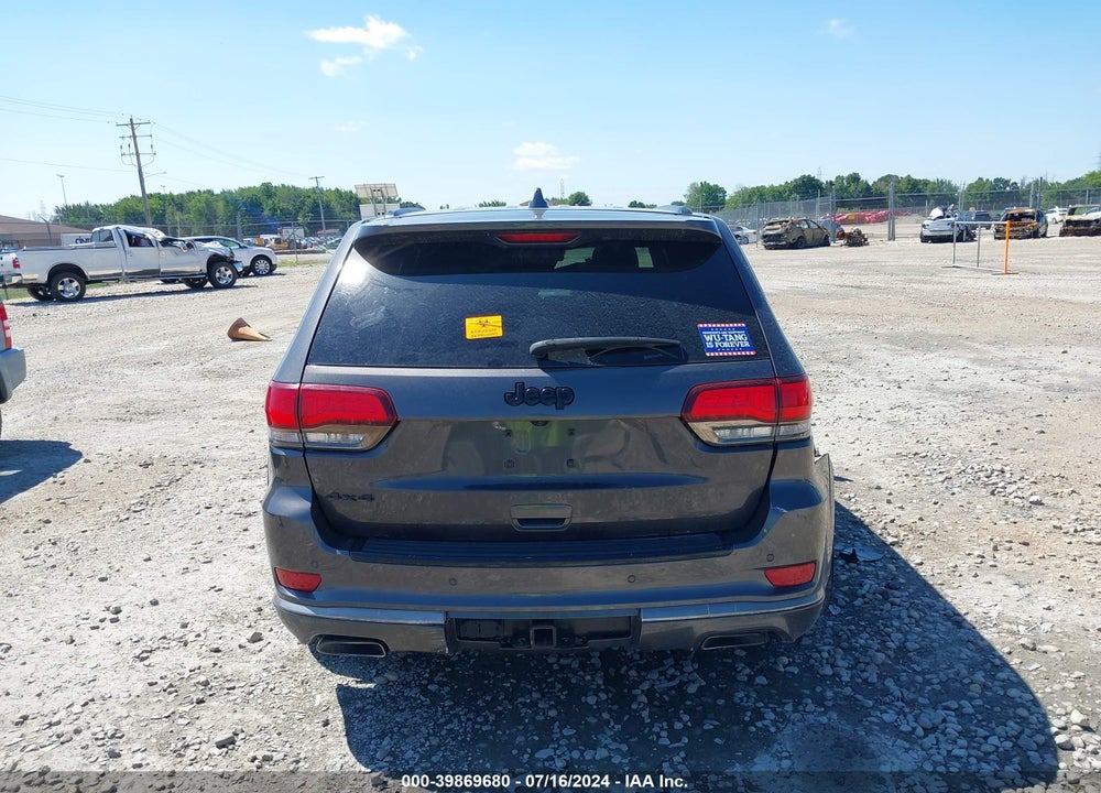 2016 JEEP GRAND CHEROKEE HIGH ALTITUDE VIN: 1C4RJFCG8GC465487