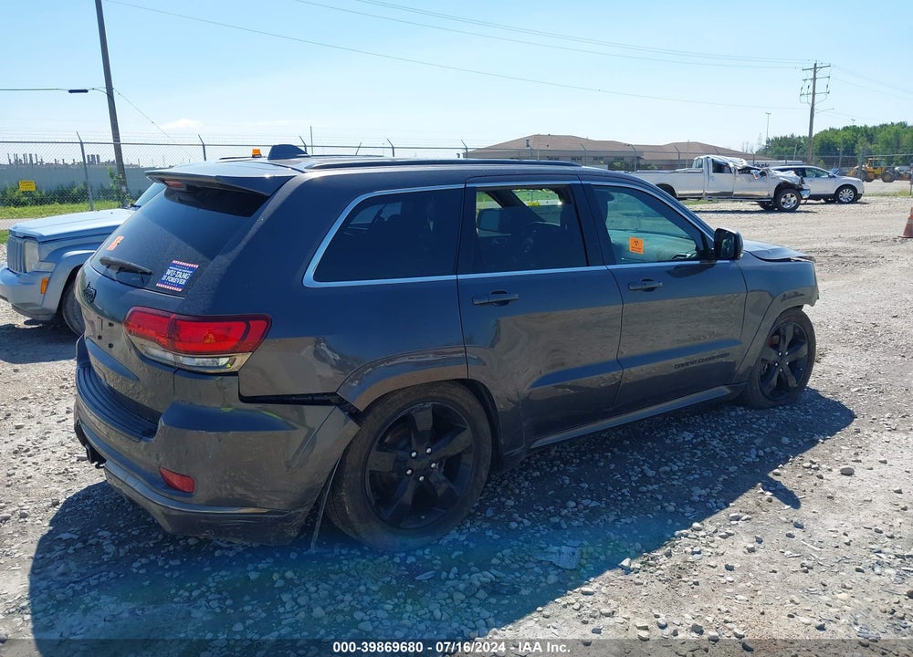 2016 JEEP GRAND CHEROKEE HIGH ALTITUDE VIN: 1C4RJFCG8GC465487