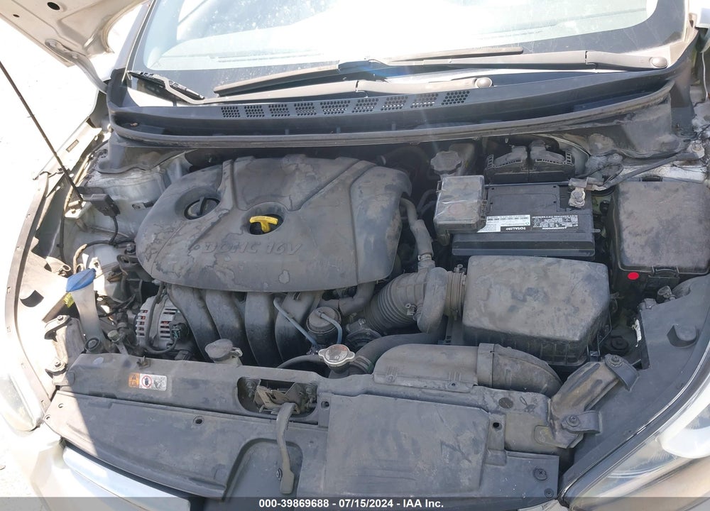 2016 HYUNDAI ELANTRA SE VIN: 5NPDH4AEXGH741734