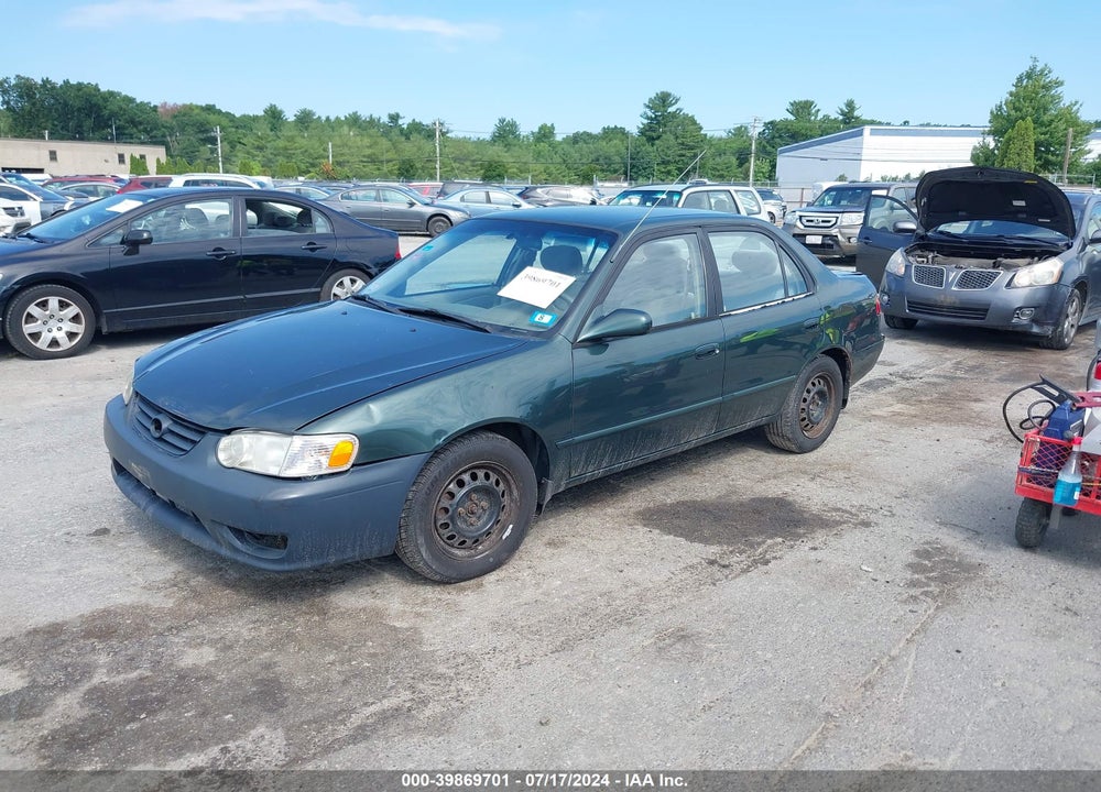 2001 TOYOTA COROLLA LE VIN: 2T1BR12E51C493257