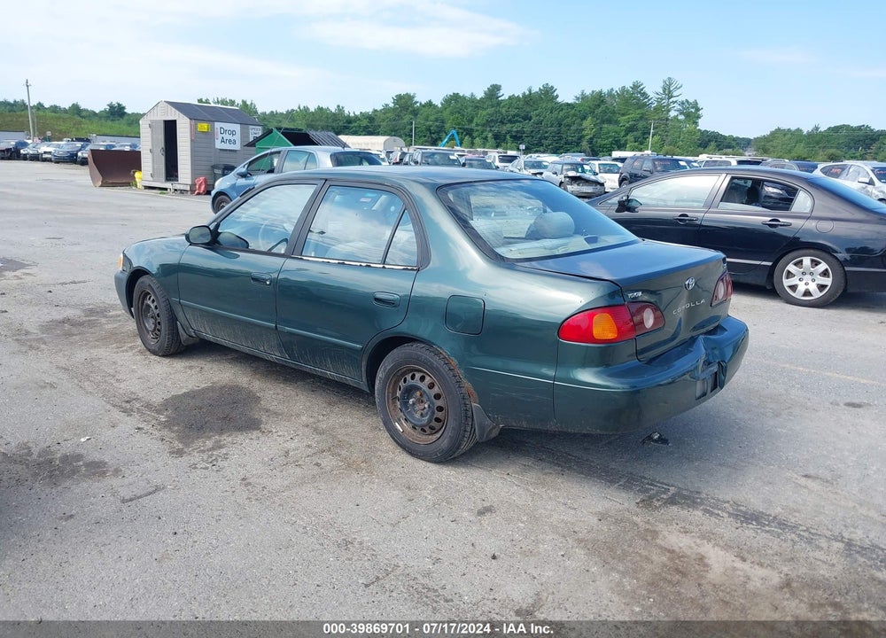 2001 TOYOTA COROLLA LE VIN: 2T1BR12E51C493257