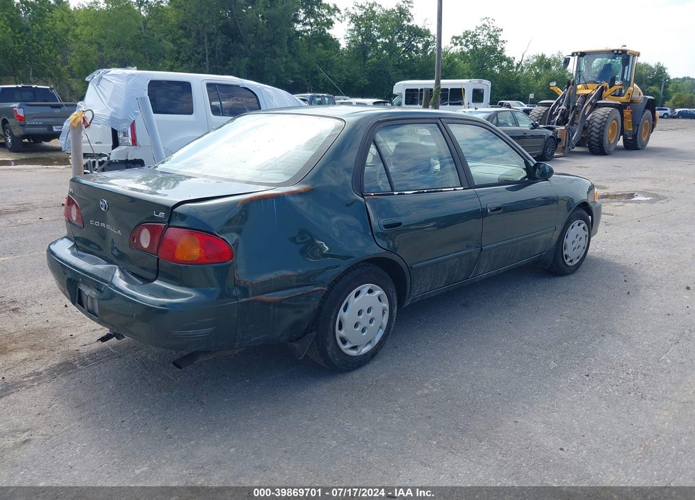 2001 TOYOTA COROLLA LE VIN: 2T1BR12E51C493257