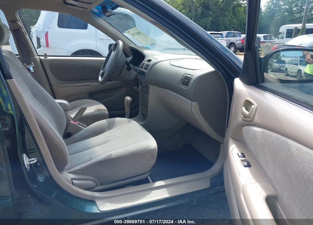 2001 TOYOTA COROLLA LE VIN: 2T1BR12E51C493257