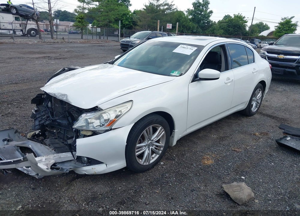 2011 INFINITI G37X VIN: JN1CV6AR5BM409673