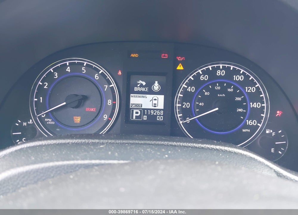 2011 INFINITI G37X VIN: JN1CV6AR5BM409673
