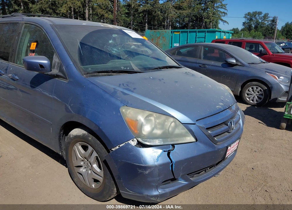2006 HONDA ODYSSEY EX-L VIN: 5FNRL38726B054833