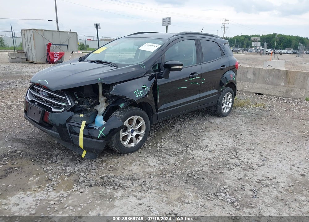 2018 FORD ECOSPORT SE VIN: MAJ6P1UL1JC209656