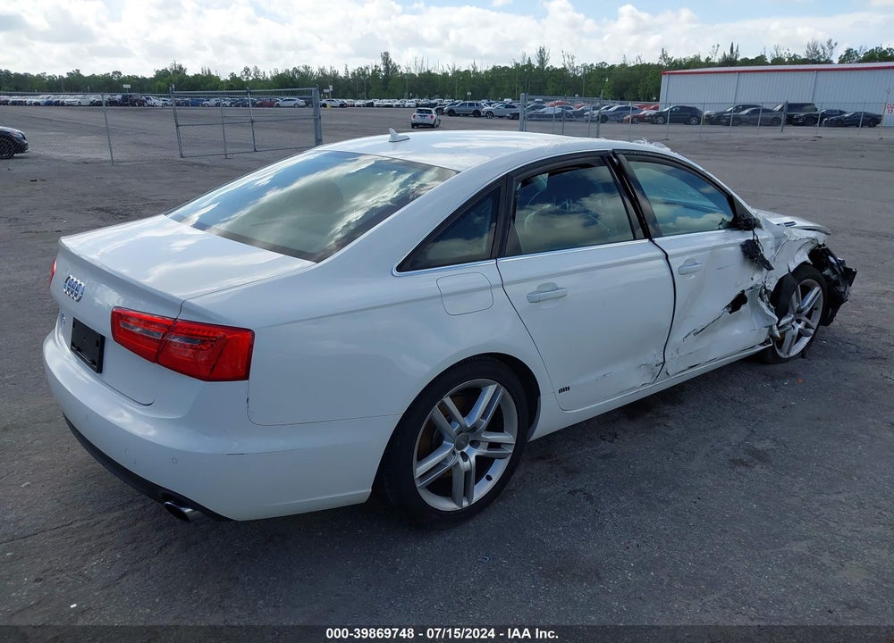2014 AUDI A6 2.0T PREMIUM VIN: WAUDFAFC5EN093502