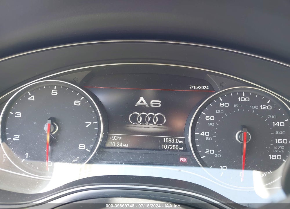 2014 AUDI A6 2.0T PREMIUM VIN: WAUDFAFC5EN093502