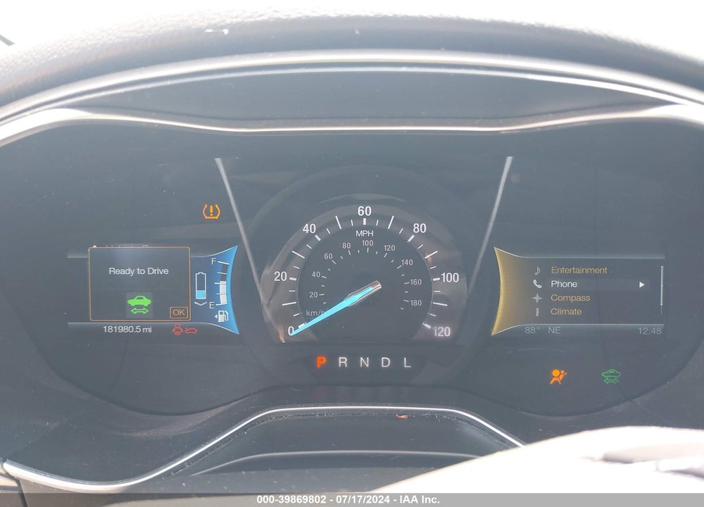 2014 FORD FUSION ENERGI VIN: 3FA6P0PU6ER255957