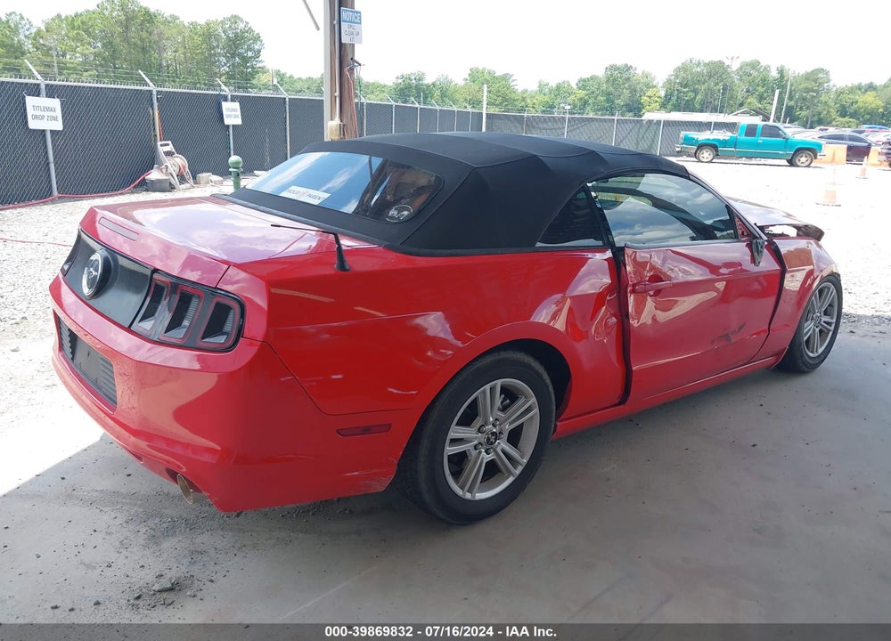 2014 FORD MUSTANG V6 VIN: 1ZVBP8EM3E5263587