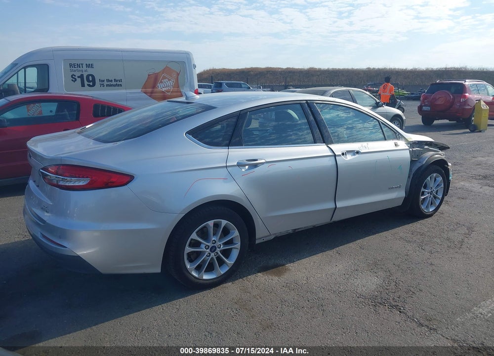 2019 FORD FUSION HYBRID SE VIN: 3FA6P0LU4KR109302