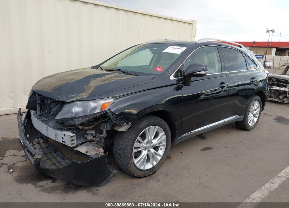 2010 LEXUS RX 450H VIN: JTJBC1BA0A2402714