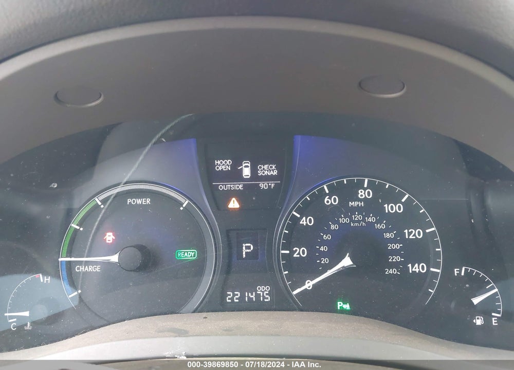 2010 LEXUS RX 450H VIN: JTJBC1BA0A2402714