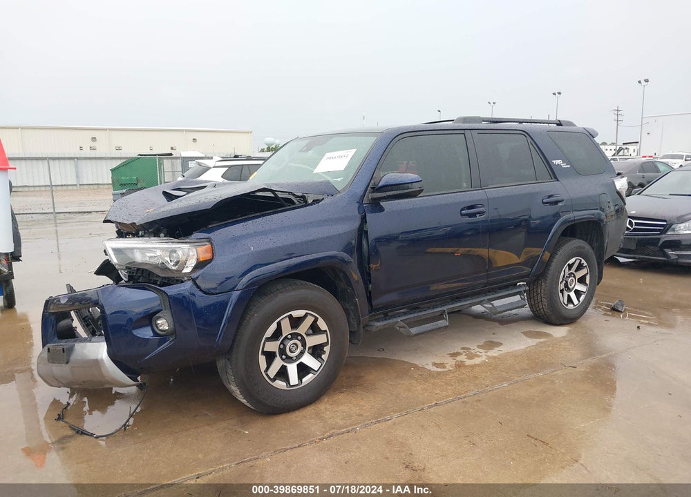 2022 TOYOTA 4RUNNER TRD OFF ROAD VIN: JTEPU5JR6N6036885