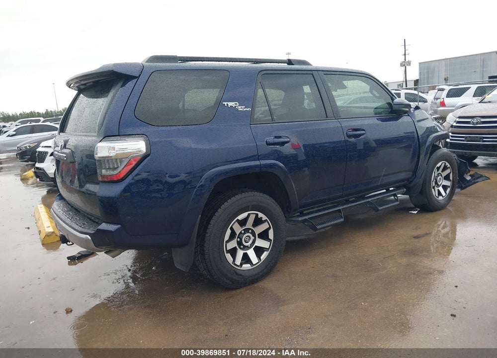 2022 TOYOTA 4RUNNER TRD OFF ROAD VIN: JTEPU5JR6N6036885