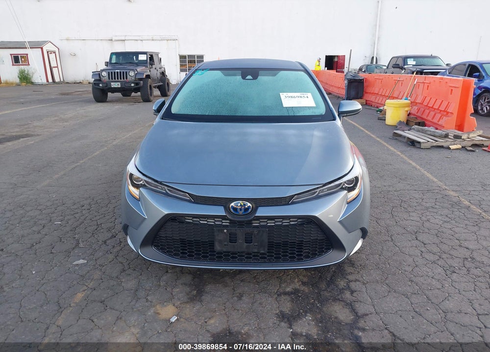 2022 TOYOTA COROLLA HYBRID LE VIN: JTDEAMDE6NJ053626