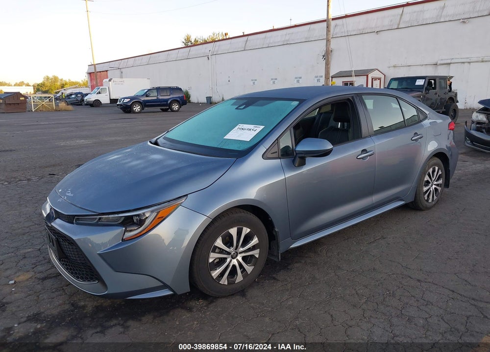 2022 TOYOTA COROLLA HYBRID LE VIN: JTDEAMDE6NJ053626