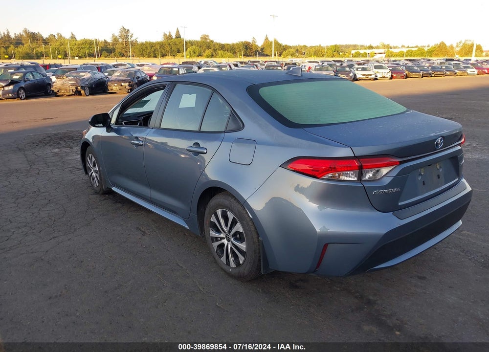 2022 TOYOTA COROLLA HYBRID LE VIN: JTDEAMDE6NJ053626