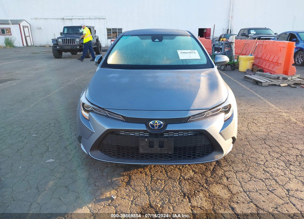 2022 TOYOTA COROLLA HYBRID LE VIN: JTDEAMDE6NJ053626