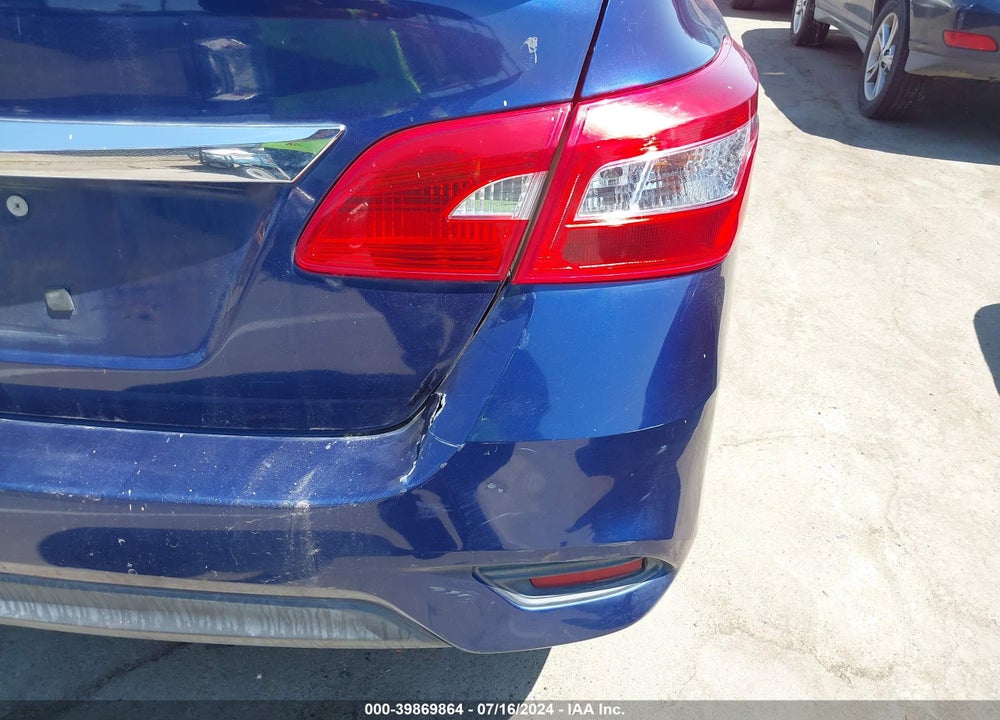 2016 NISSAN SENTRA S VIN: 3N1AB7APXGY258872