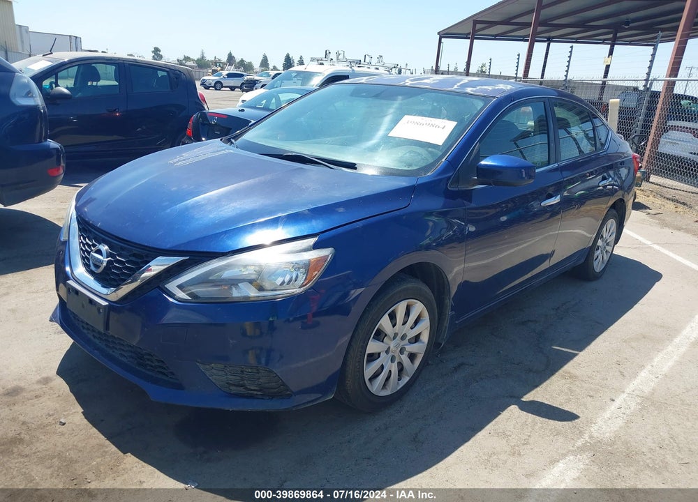2016 NISSAN SENTRA S VIN: 3N1AB7APXGY258872