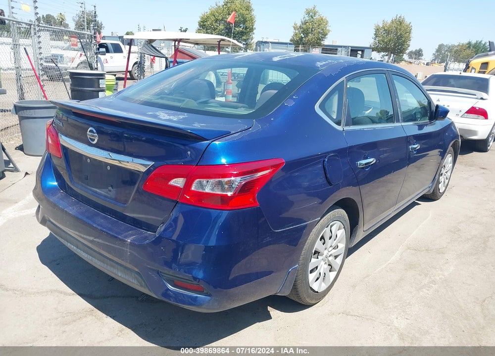 2016 NISSAN SENTRA S VIN: 3N1AB7APXGY258872