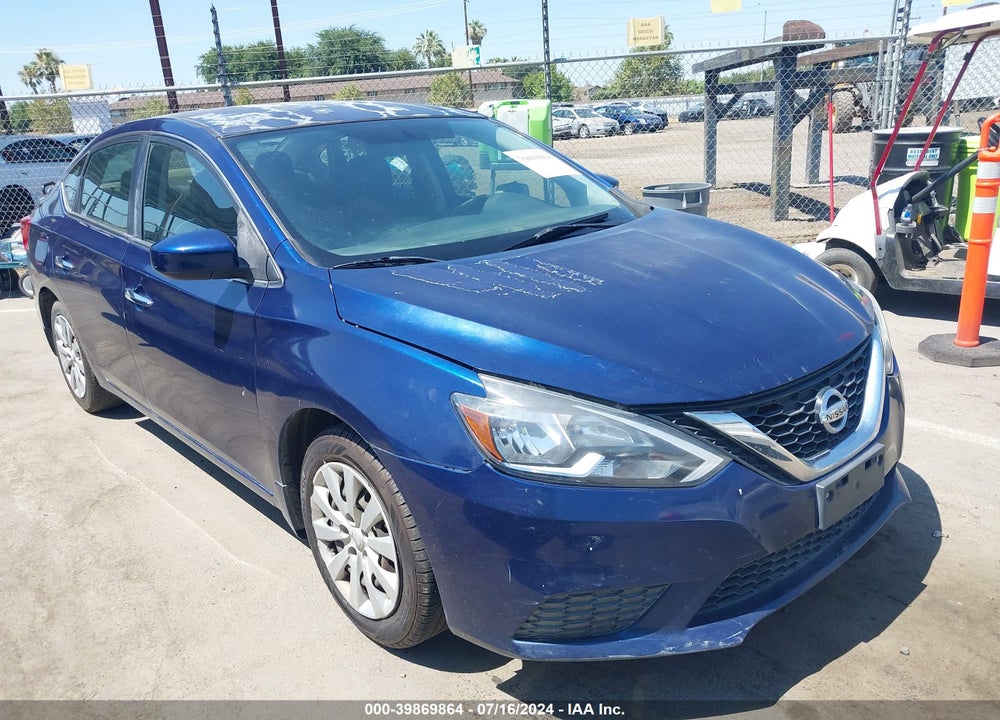 2016 NISSAN SENTRA S VIN: 3N1AB7APXGY258872