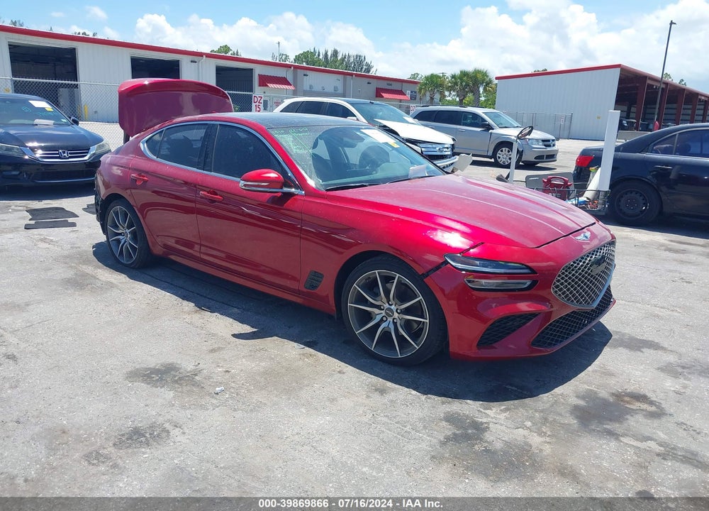 2022 GENESIS G70 2.0T RWD VIN: KMTG34TA6NU099720