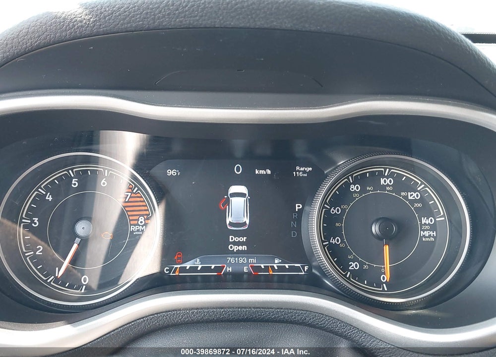 2018 JEEP CHEROKEE TRAILHAWK 4X4 VIN: 1C4PJMBX6JD509565