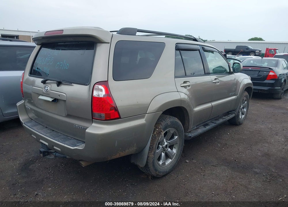 2007 TOYOTA 4RUNNER LIMITED V8 VIN: JTEBT17R070068055