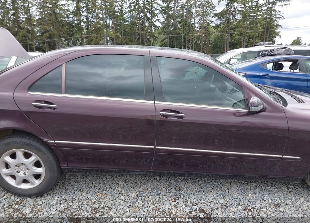 2000 MERCEDES-BENZ S 500 VIN: WDBNG75J9YA060973