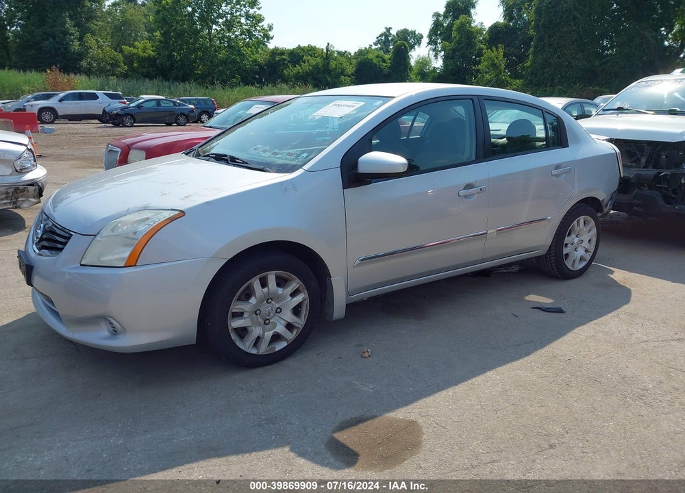 2012 NISSAN SENTRA 2.0 S VIN: 3N1AB6AP0CL610150