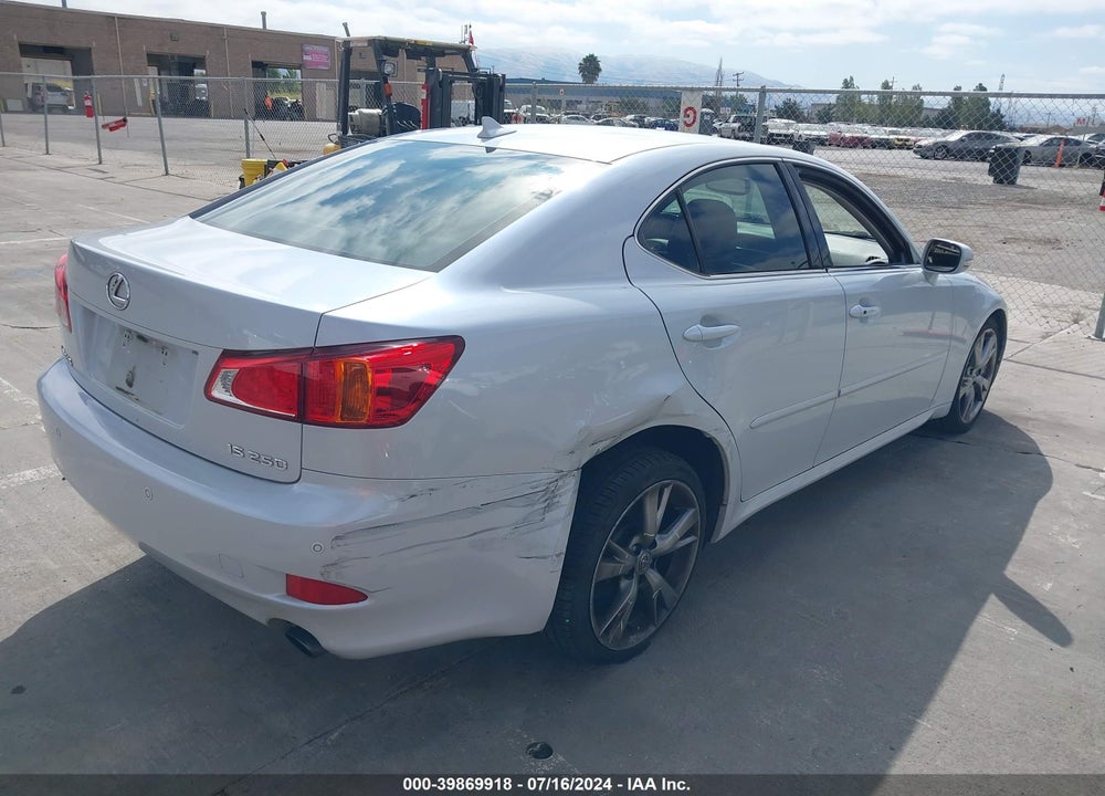 2010 LEXUS IS 250 VIN: JTHBF5C22A5115252